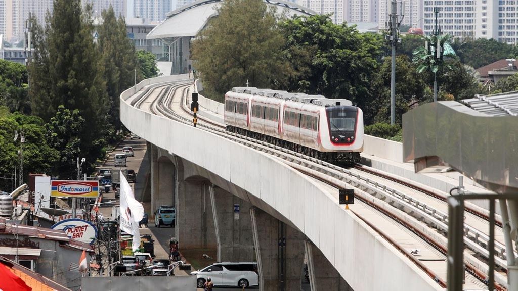 Progres Pembangunan LRT Velodrome-Manggarai Melampaui 23 Persen